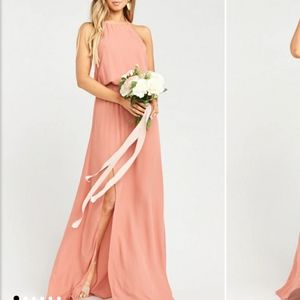 Show me your Mumu Heather Halter dress